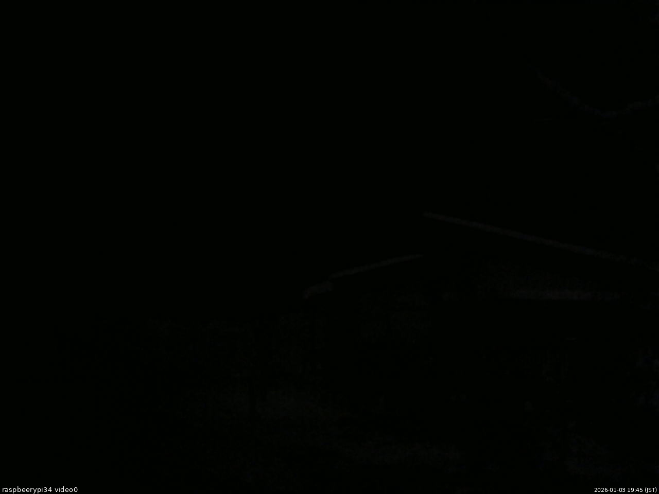 長野県菅平高原 ゆたか山荘 西側(坂上) 2026/01/03 19:45