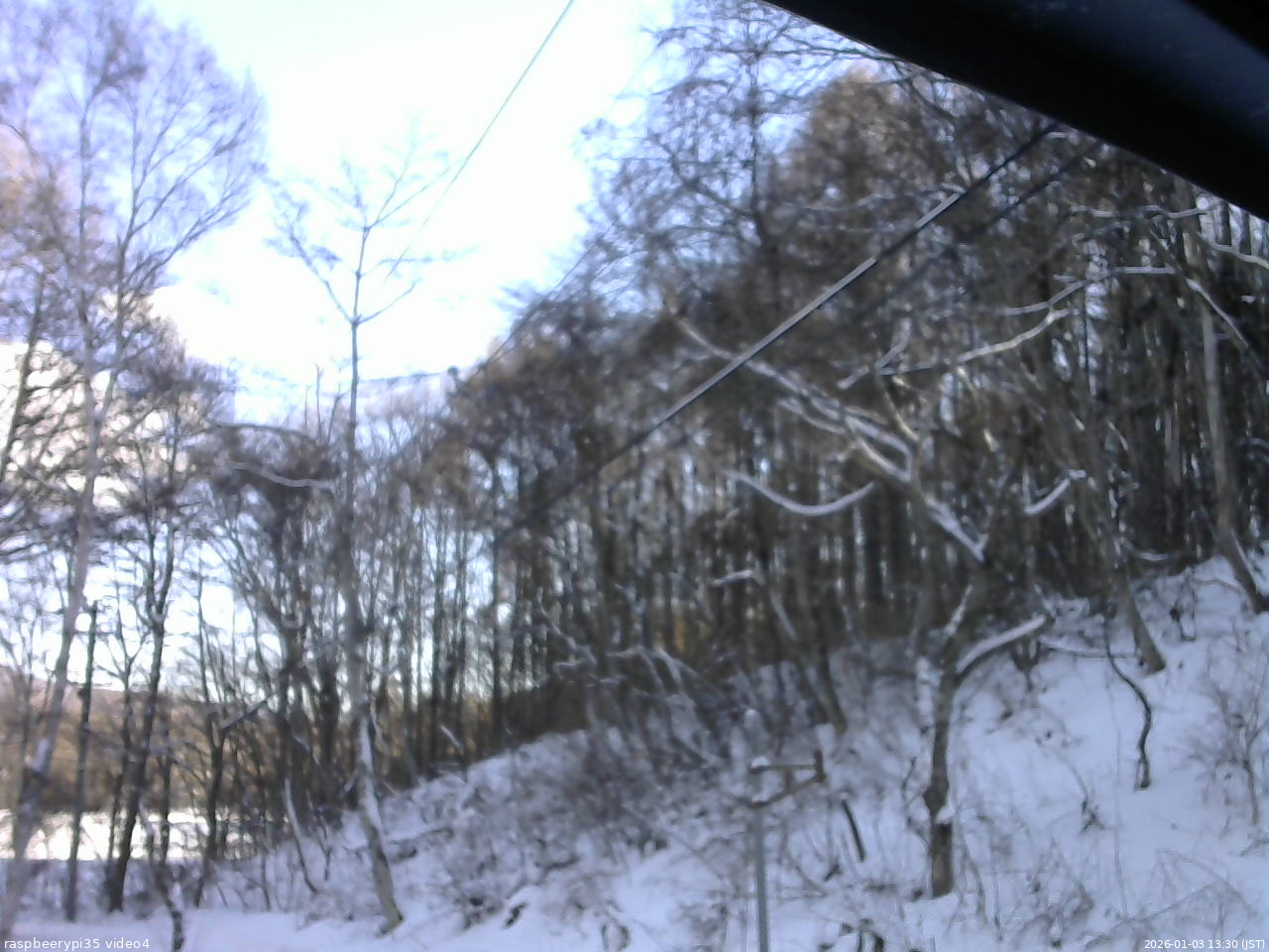 長野県菅平高原 ゆたか山荘 東側上空 2026/01/03 13:30