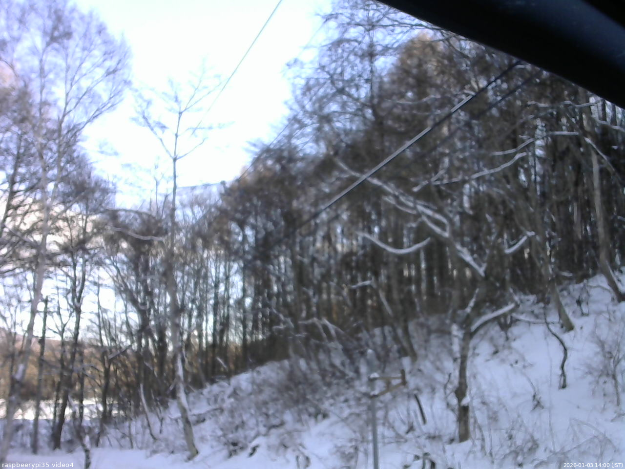長野県菅平高原 ゆたか山荘 東側上空 2026/01/03 14:00