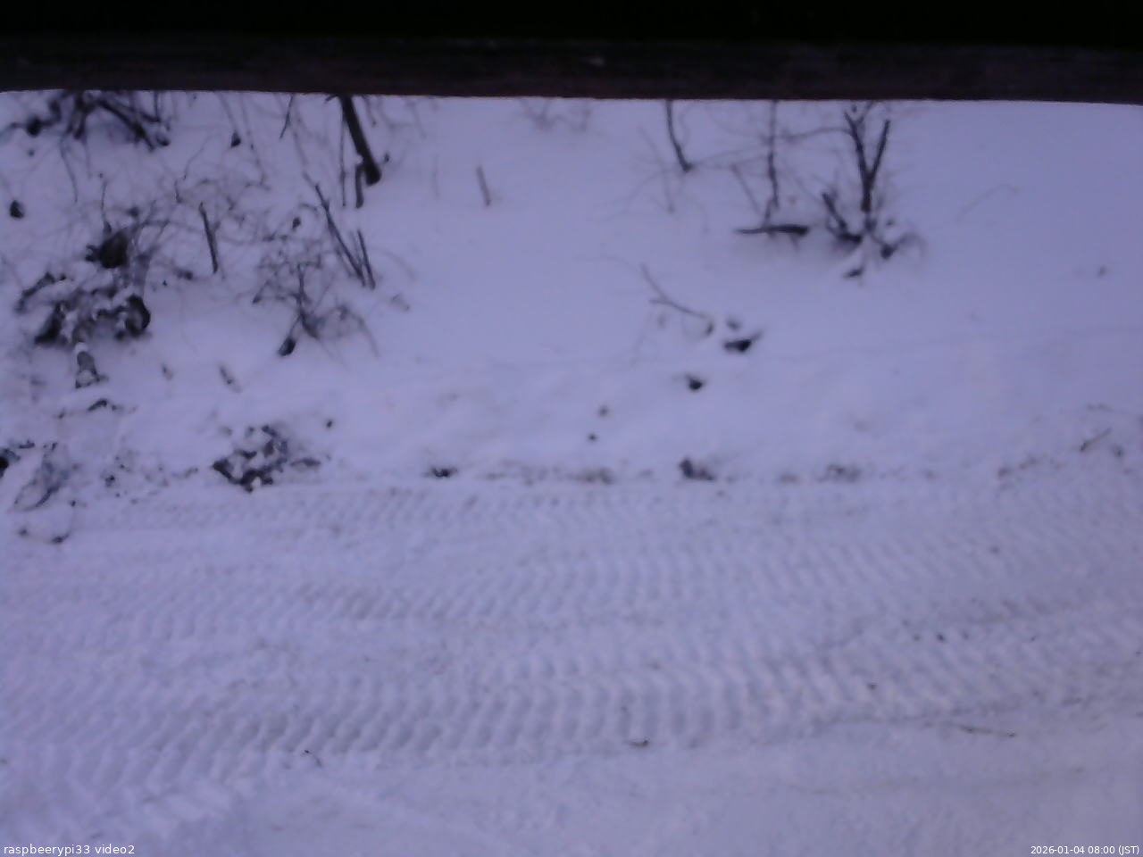 長野県菅平高原 ゆたか山荘 南側 2026/01/04 08:00