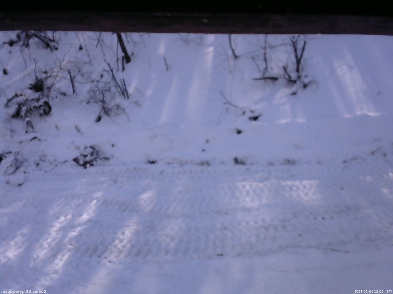 長野県菅平高原 ゆたか山荘 南側 2026/01/04 12:00