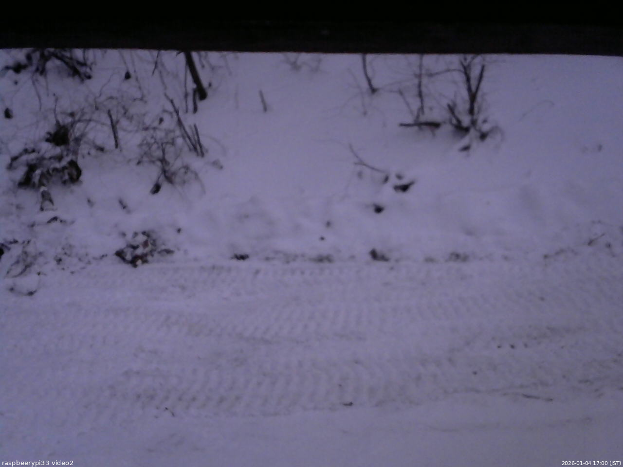 長野県菅平高原 ゆたか山荘 南側 2026/01/04 17:00