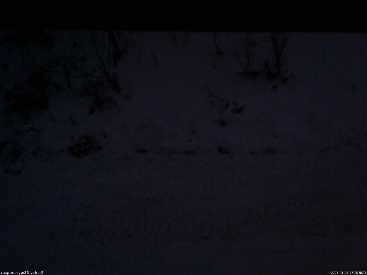 長野県菅平高原 ゆたか山荘 南側 2026/01/04 17:15