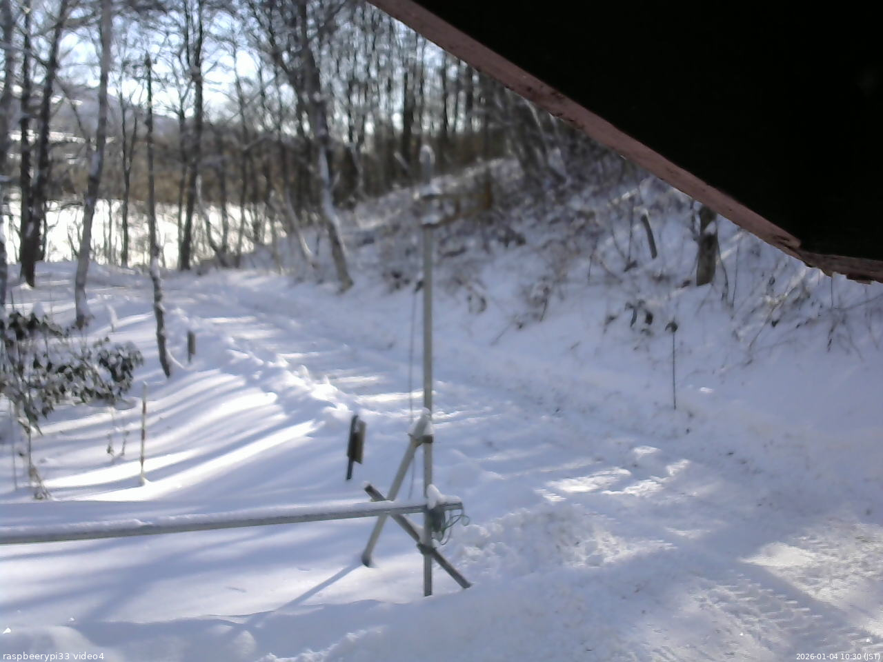 長野県菅平高原 ゆたか山荘 東側(坂下) 2026/01/04 10:30