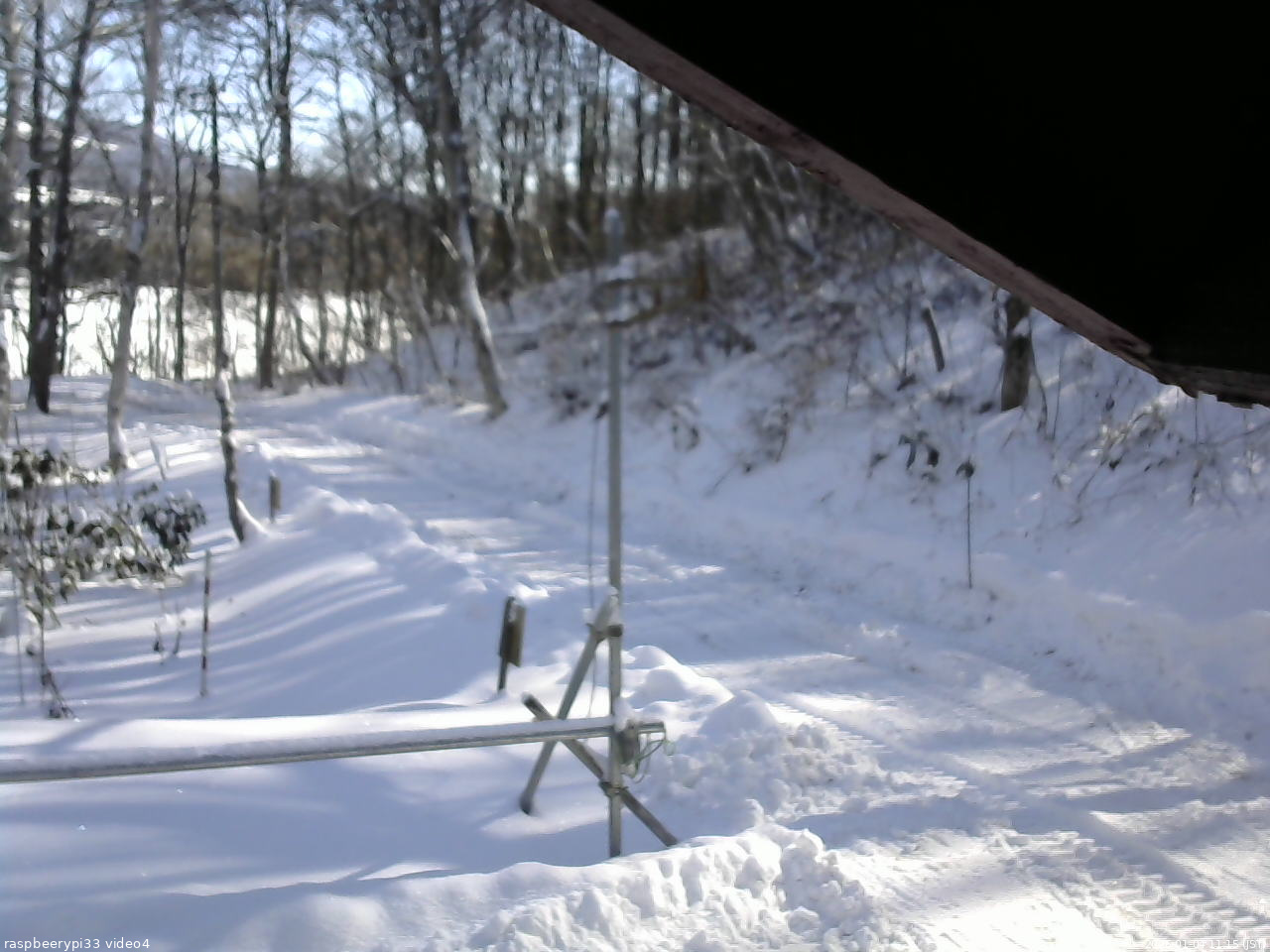 長野県菅平高原 ゆたか山荘 東側(坂下) 2026/01/04 11:15