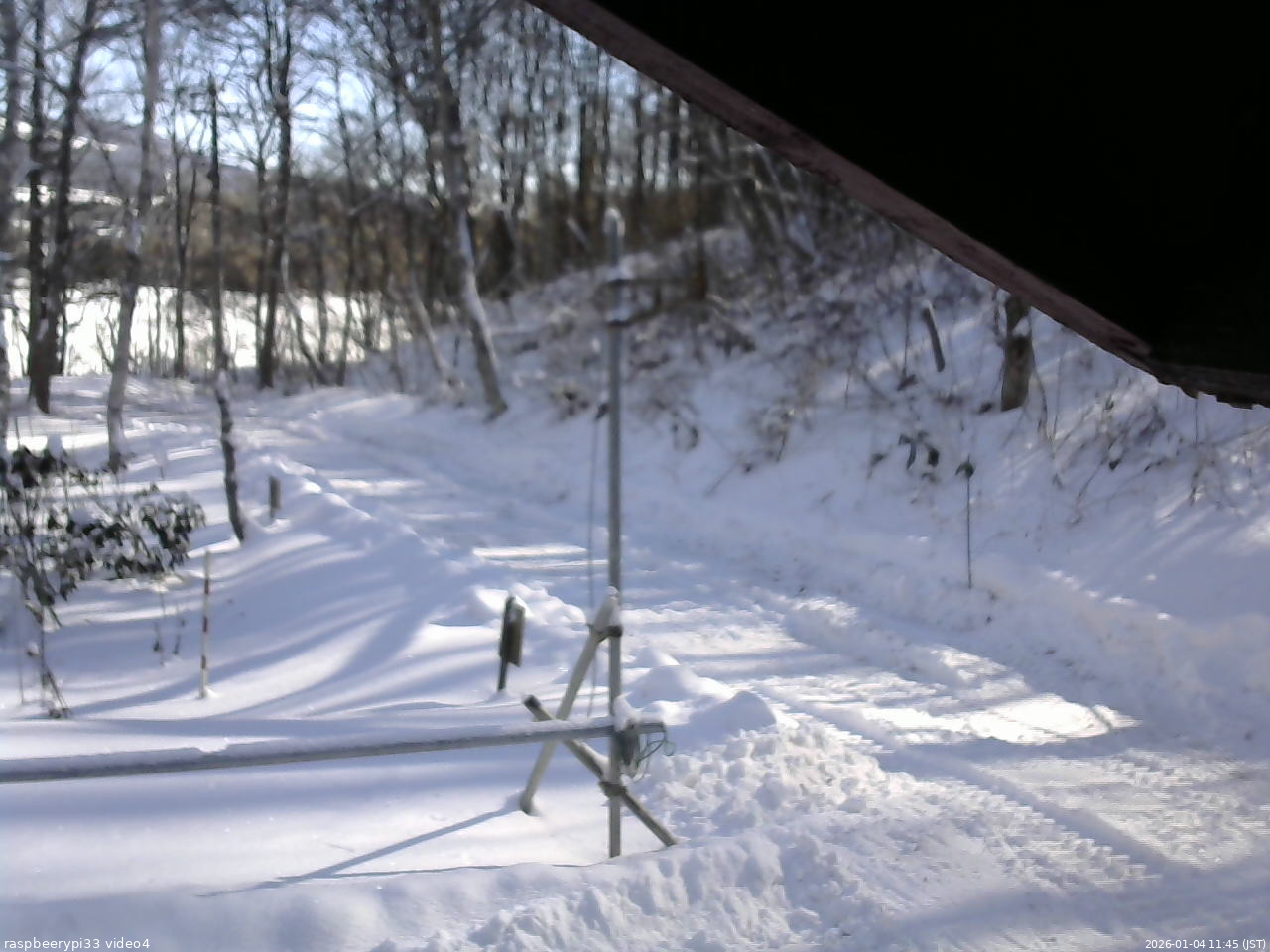 長野県菅平高原 ゆたか山荘 東側(坂下) 2026/01/04 11:45