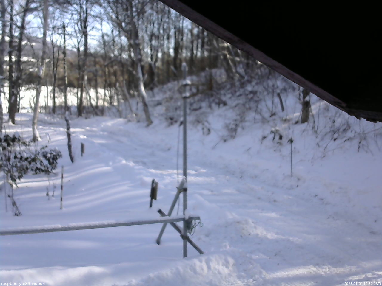 長野県菅平高原 ゆたか山荘 東側(坂下) 2026/01/04 12:30