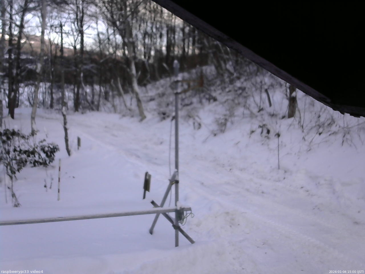 長野県菅平高原 ゆたか山荘 東側(坂下) 2026/01/04 15:00