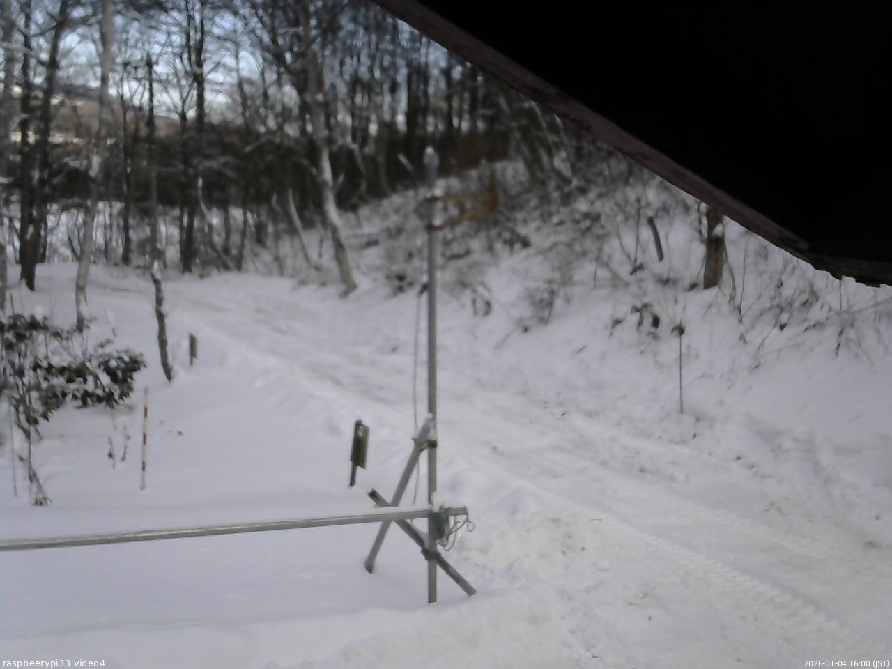 長野県菅平高原 ゆたか山荘 東側(坂下) 2026/01/04 16:00