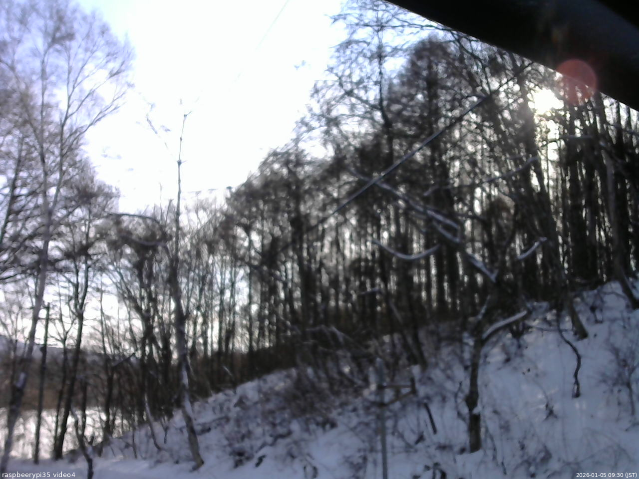 長野県菅平高原 ゆたか山荘 東側上空 2026/01/05 09:30