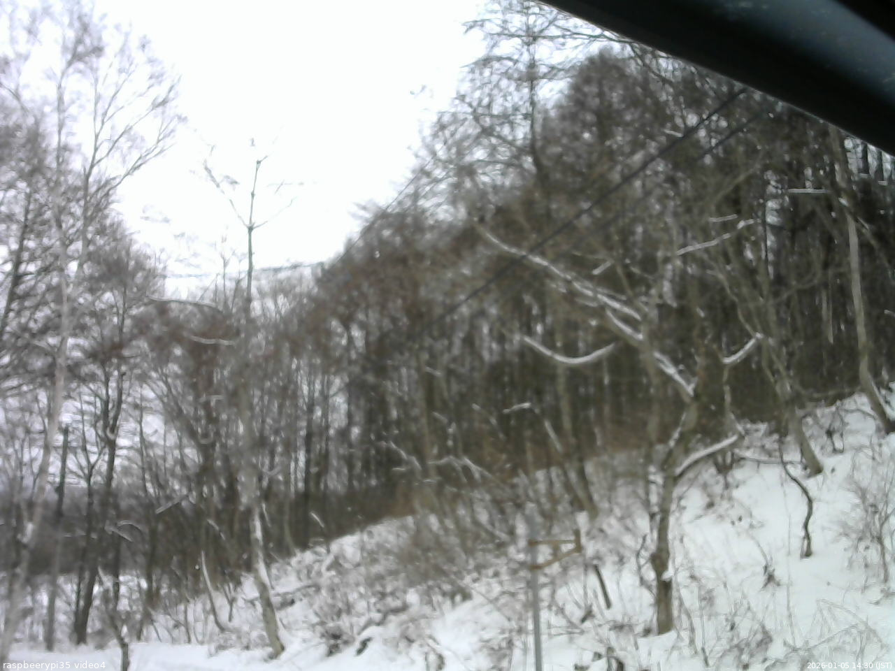 長野県菅平高原 ゆたか山荘 東側上空 2026/01/05 14:30
