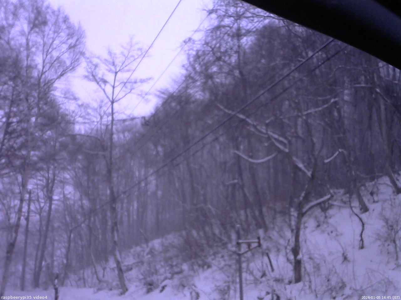 長野県菅平高原 ゆたか山荘 東側上空 2026/01/05 16:45