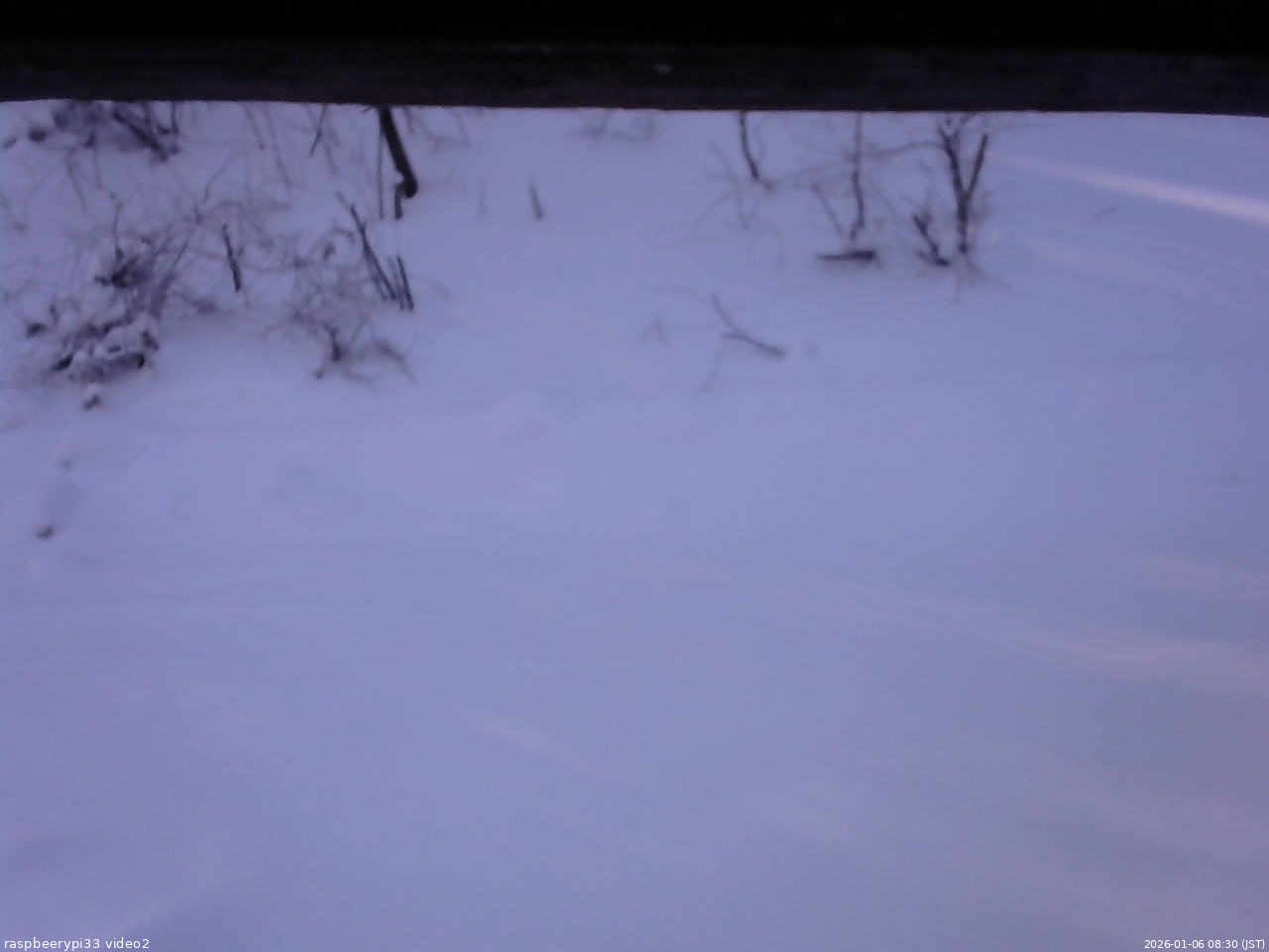 長野県菅平高原 ゆたか山荘 南側 2026/01/06 08:30