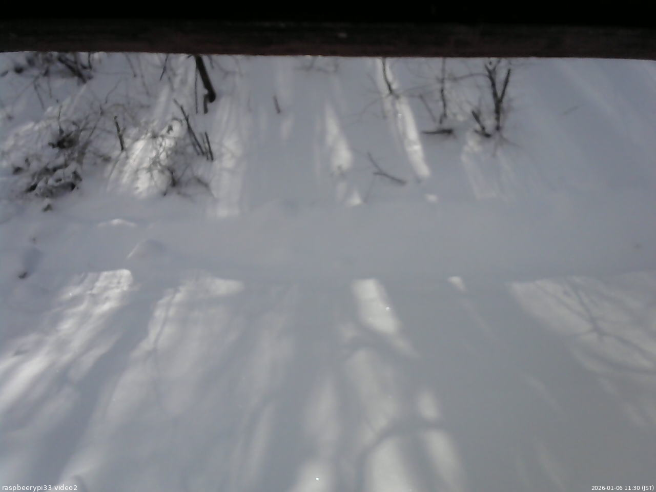 長野県菅平高原 ゆたか山荘 南側 2026/01/06 11:30
