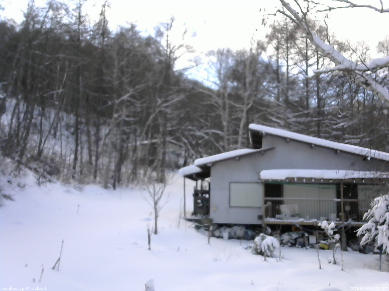長野県菅平高原 ゆたか山荘 西側(坂上) 2026/01/06 14:45