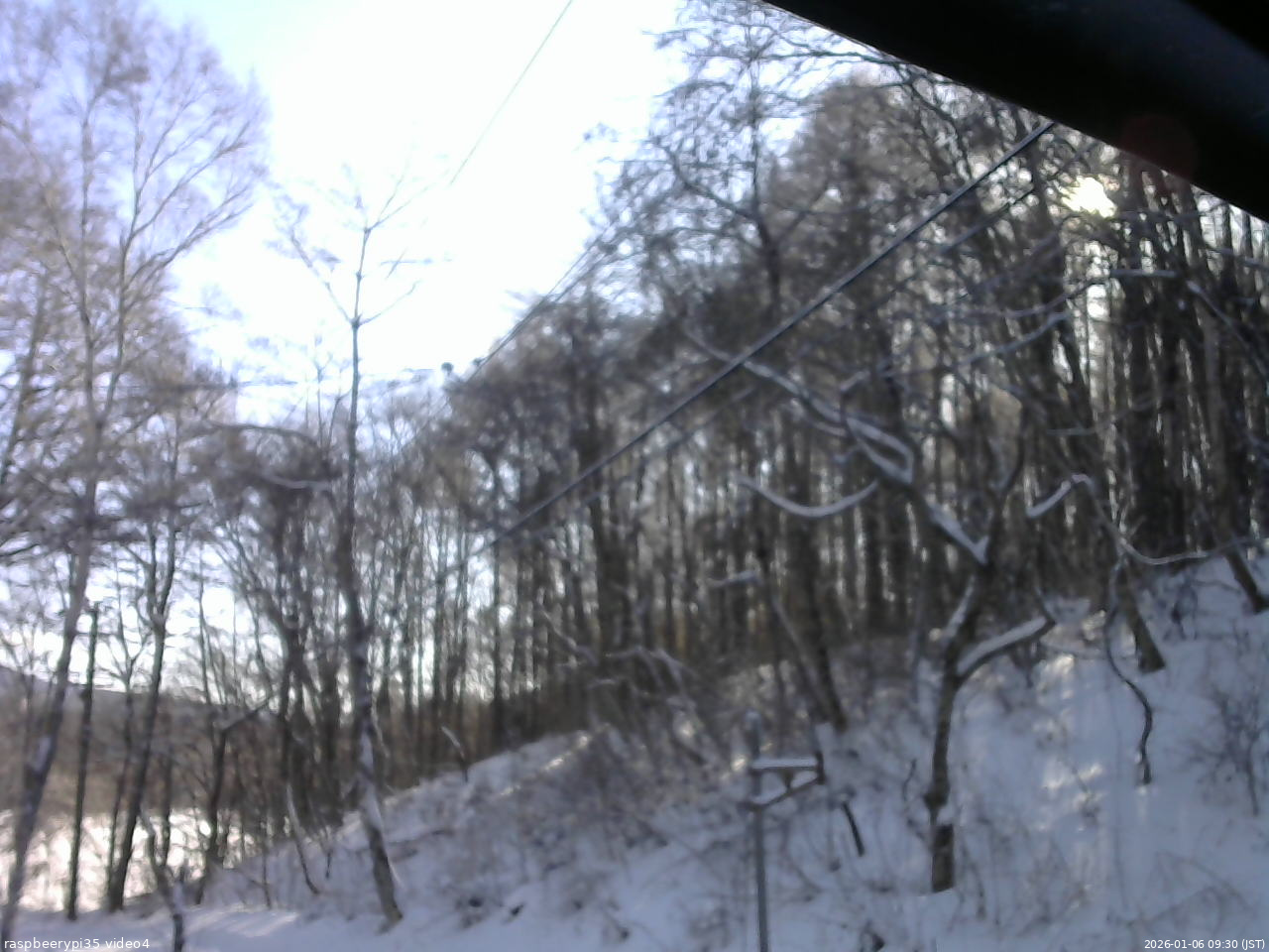 長野県菅平高原 ゆたか山荘 東側上空 2026/01/06 09:30