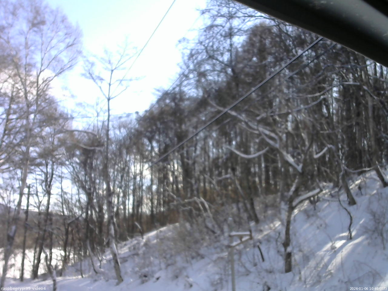 長野県菅平高原 ゆたか山荘 東側上空 2026/01/06 10:45