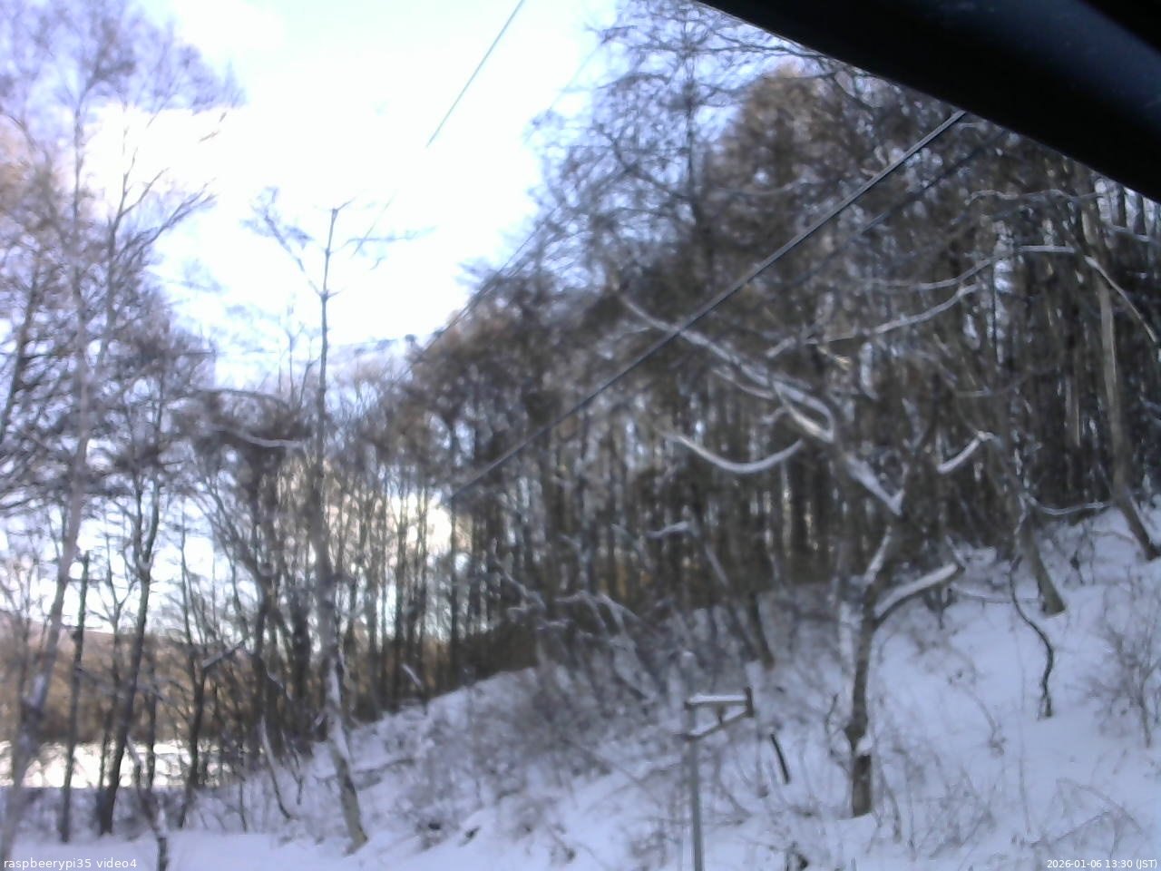 長野県菅平高原 ゆたか山荘 東側上空 2026/01/06 13:30