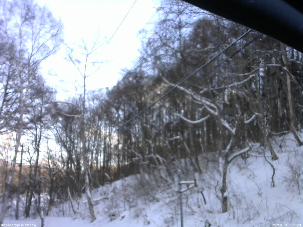 長野県菅平高原 ゆたか山荘 東側上空 2026/01/06 15:15