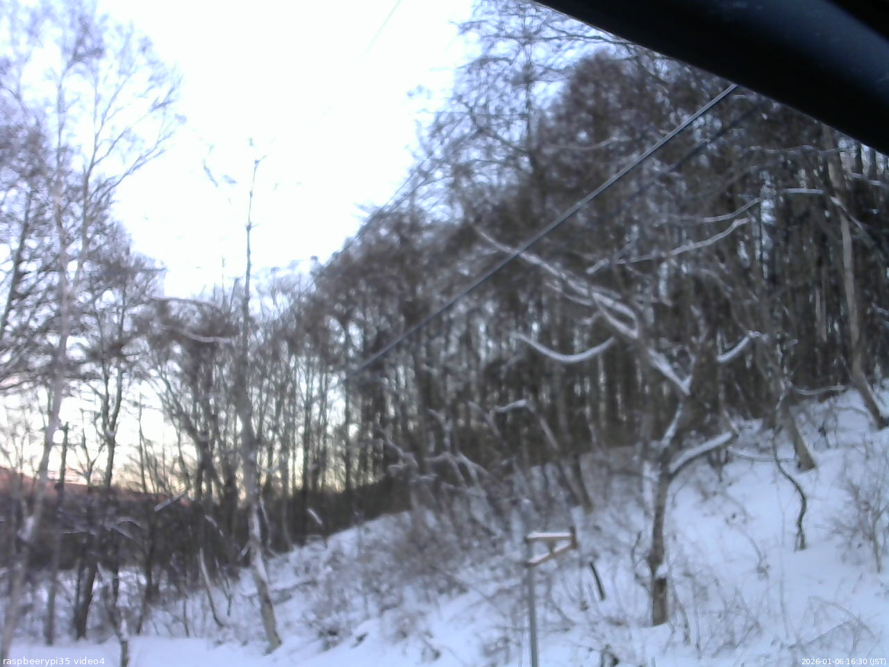 長野県菅平高原 ゆたか山荘 東側上空 2026/01/06 16:30