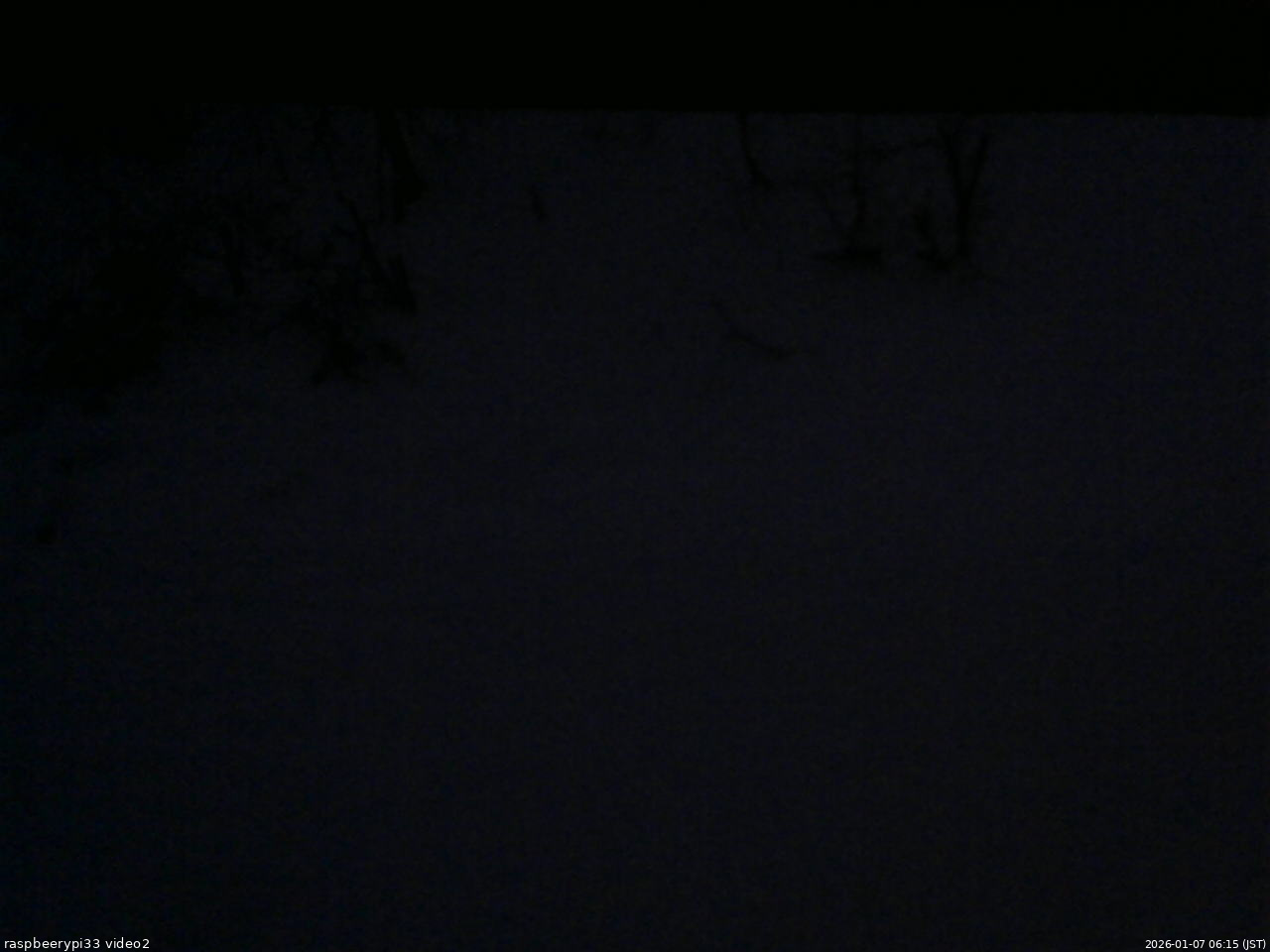 長野県菅平高原 ゆたか山荘 南側 2026/01/07 06:15
