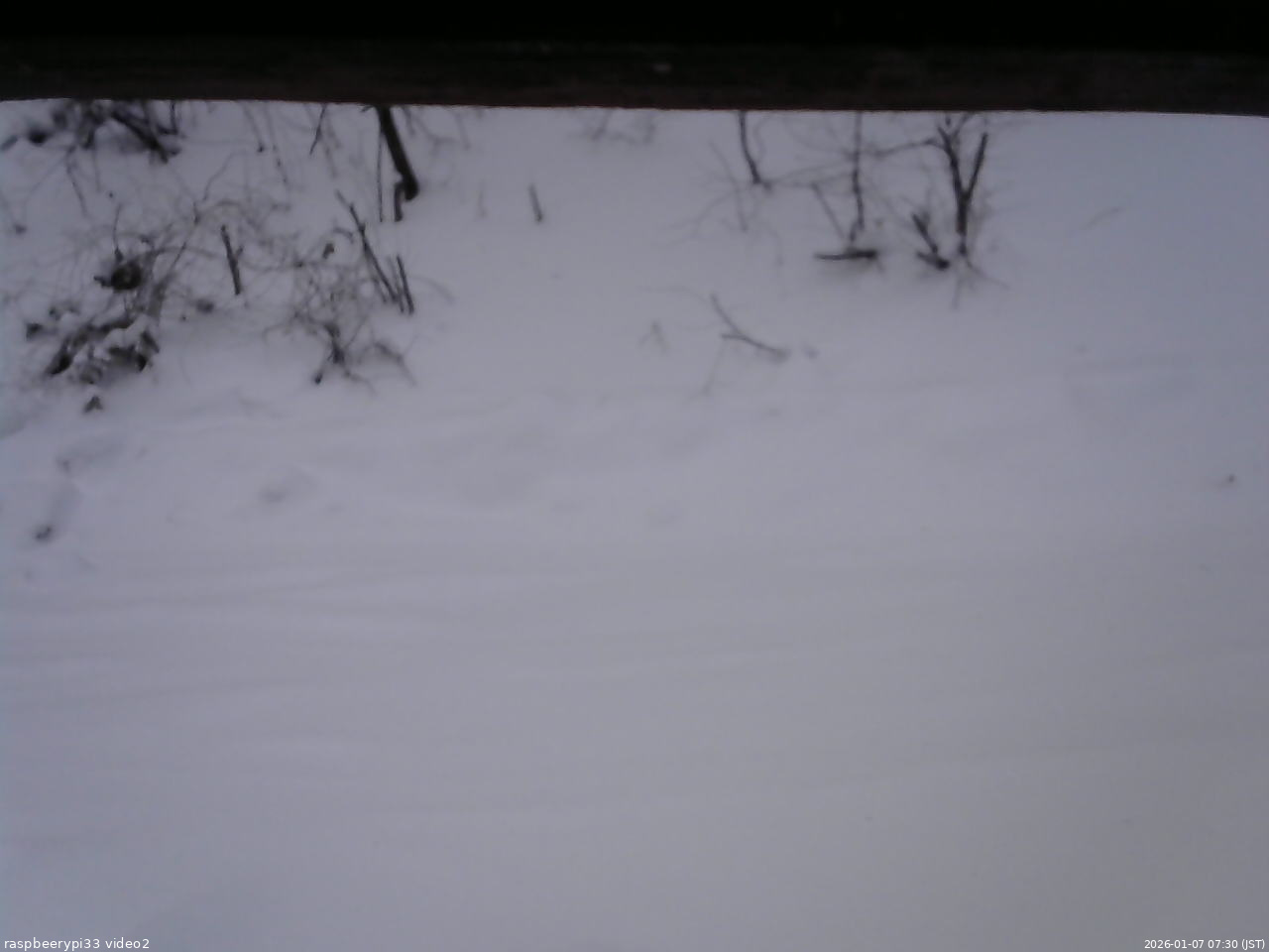 長野県菅平高原 ゆたか山荘 南側 2026/01/07 07:30