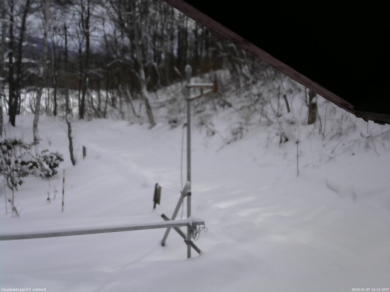 長野県菅平高原 ゆたか山荘 東側(坂下) 2026/01/07 10:15