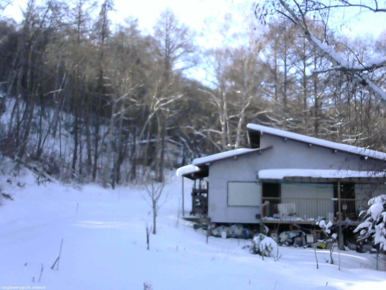 長野県菅平高原 ゆたか山荘 西側(坂上) 2026/01/07 13:45