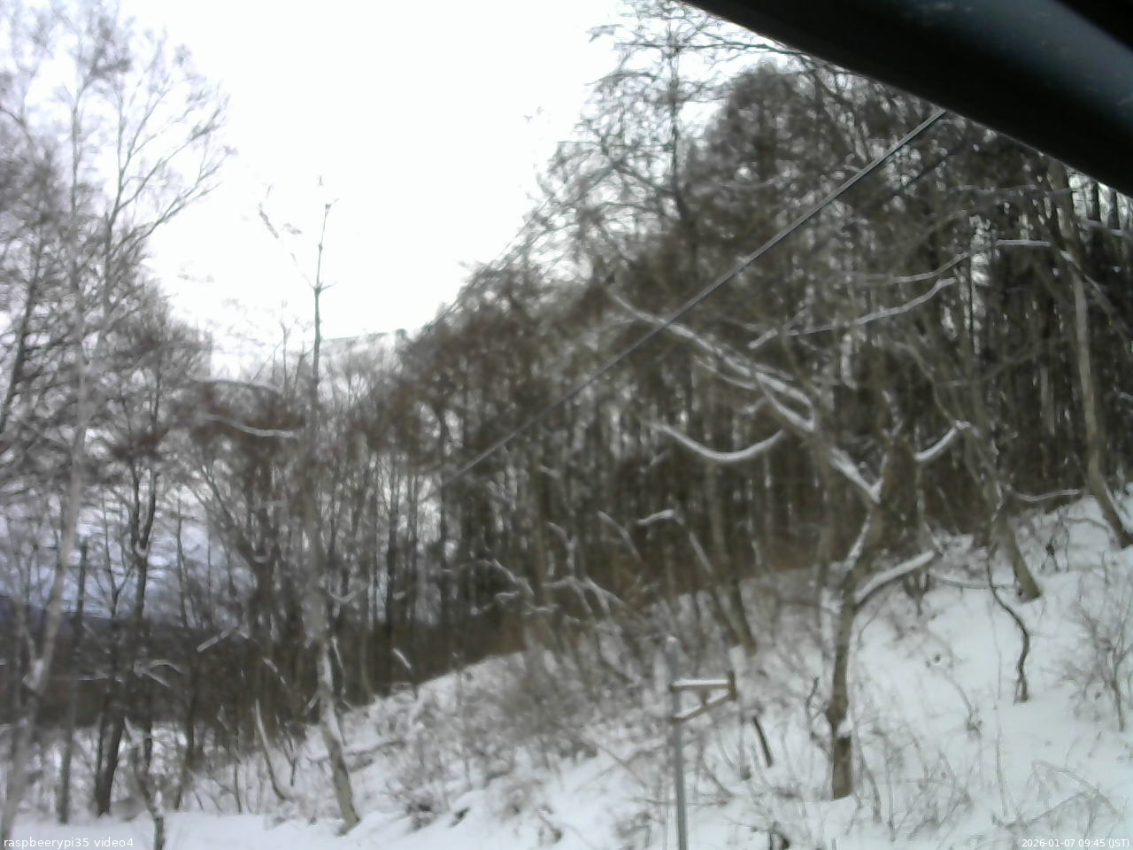 長野県菅平高原 ゆたか山荘 東側上空 2026/01/07 09:45