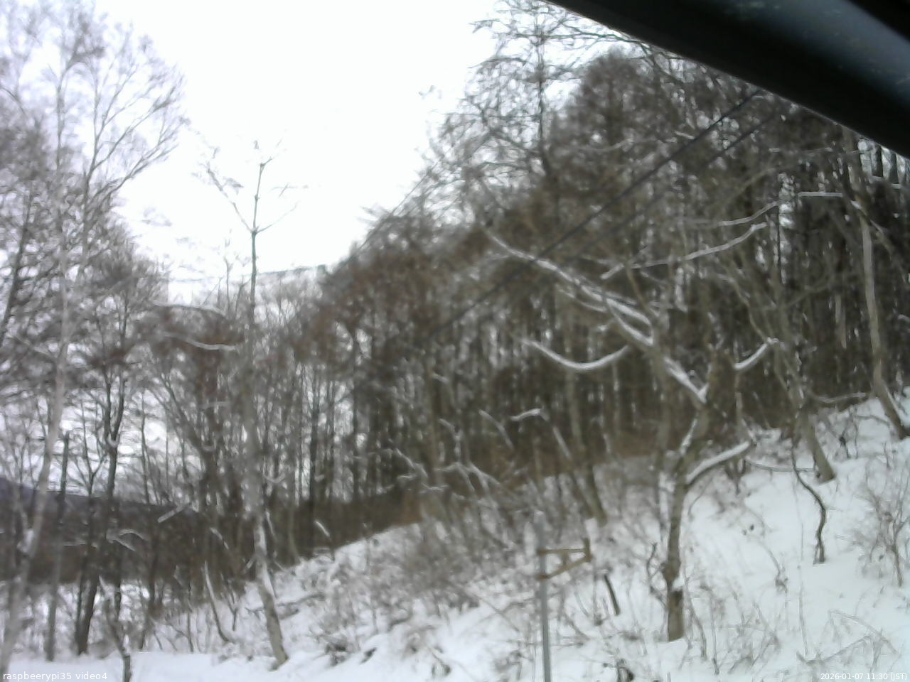長野県菅平高原 ゆたか山荘 東側上空 2026/01/07 11:30
