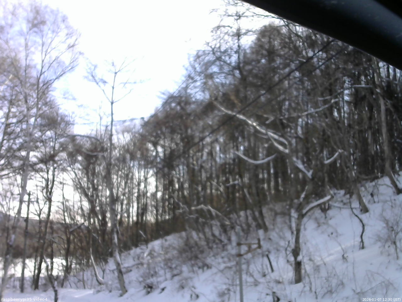 長野県菅平高原 ゆたか山荘 東側上空 2026/01/07 12:30