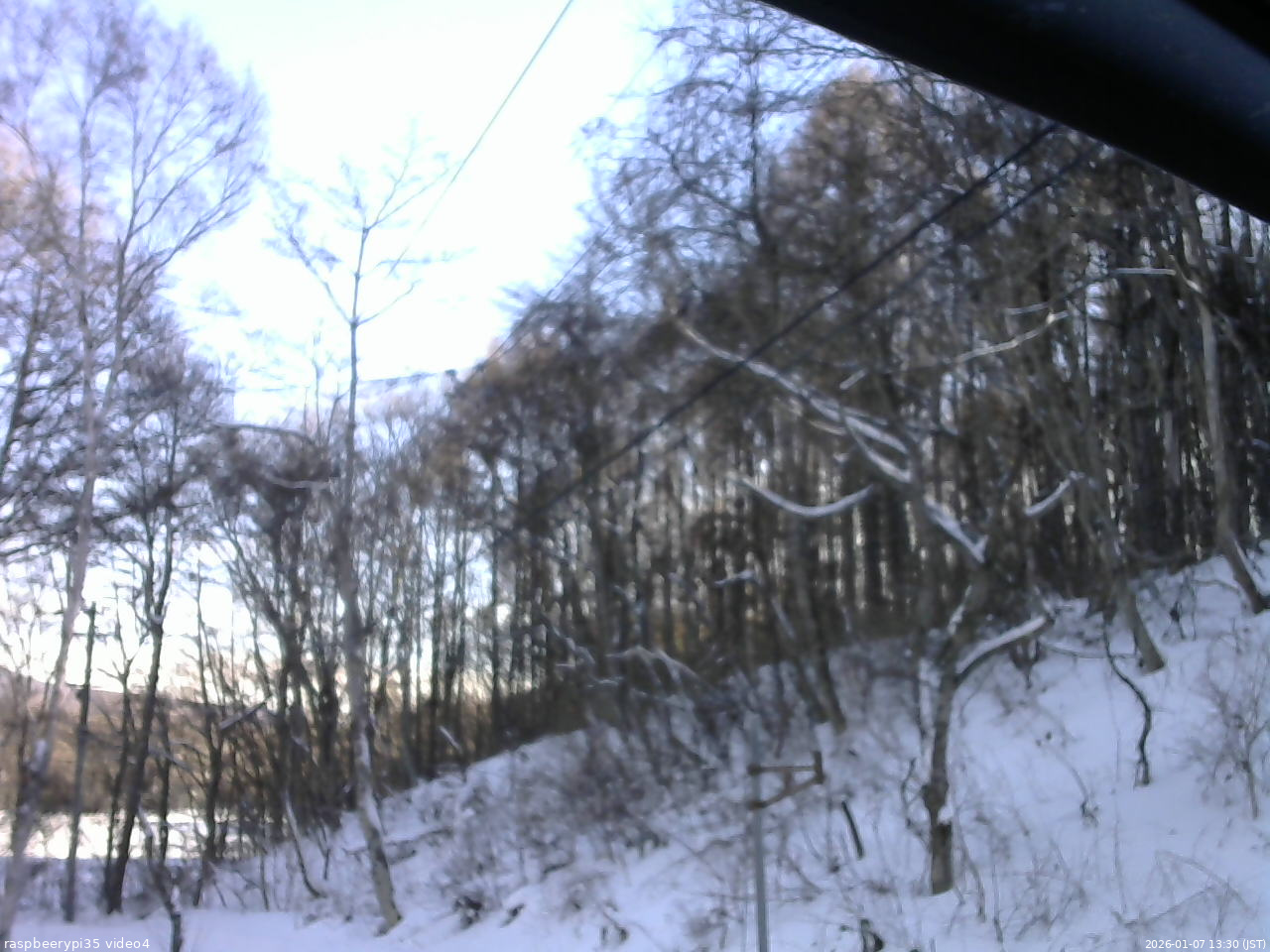 長野県菅平高原 ゆたか山荘 東側上空 2026/01/07 13:30