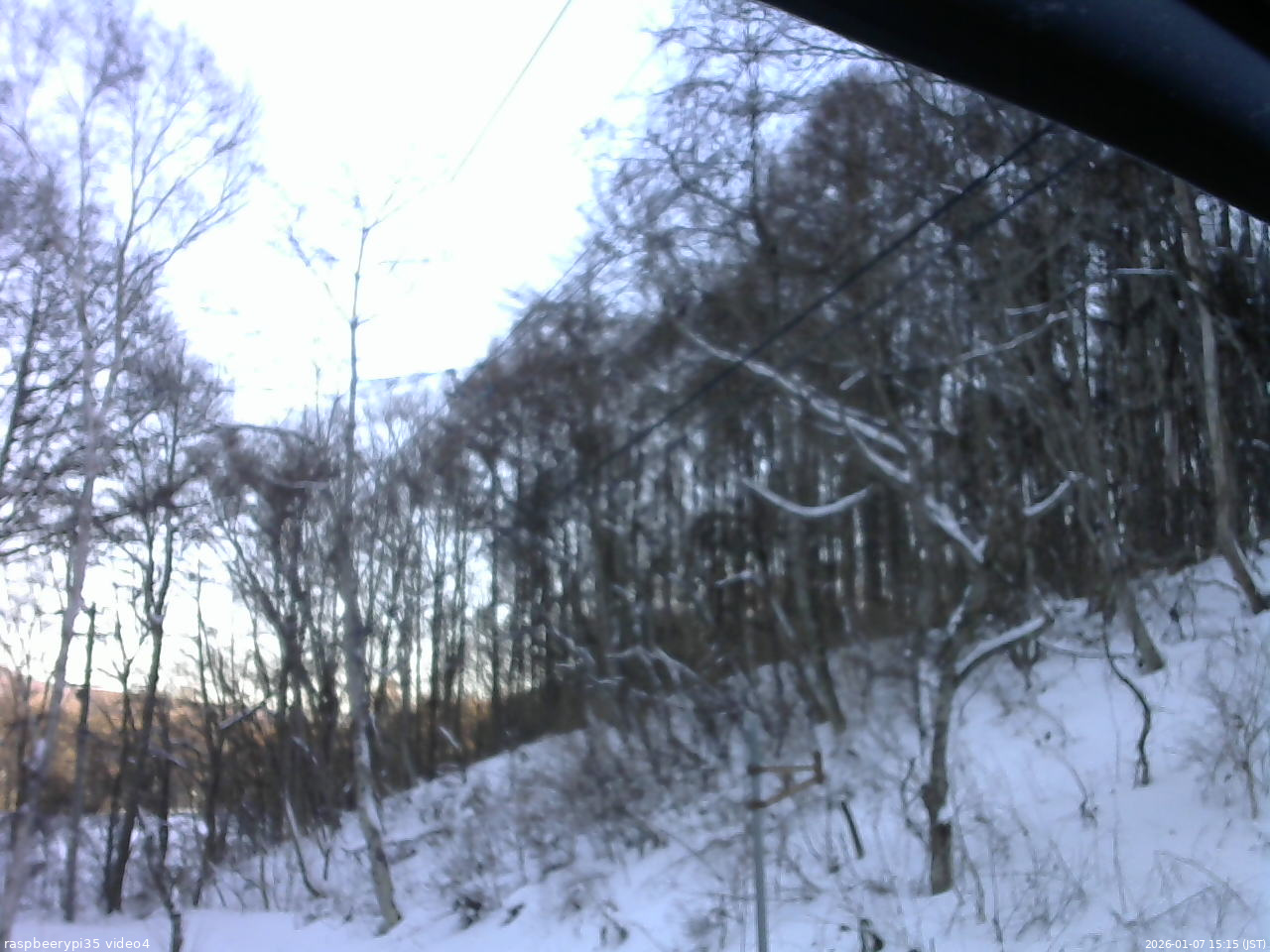 長野県菅平高原 ゆたか山荘 東側上空 2026/01/07 15:15