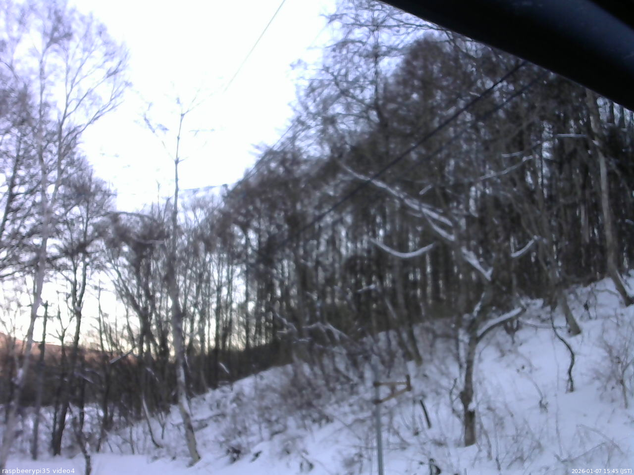 長野県菅平高原 ゆたか山荘 東側上空 2026/01/07 15:45