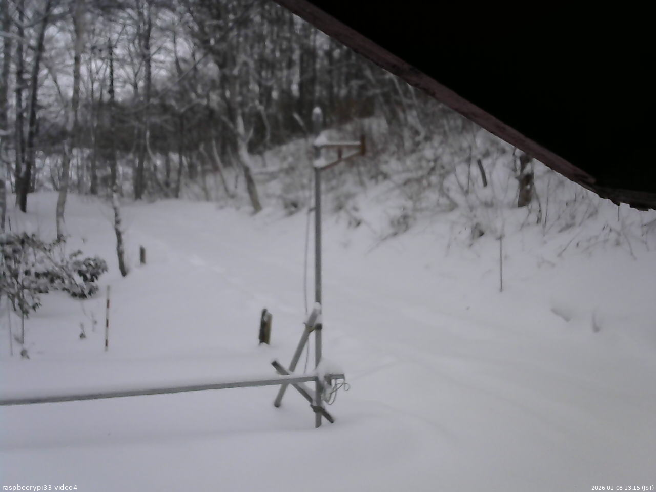 長野県菅平高原 ゆたか山荘 東側(坂下) 2026/01/08 13:15