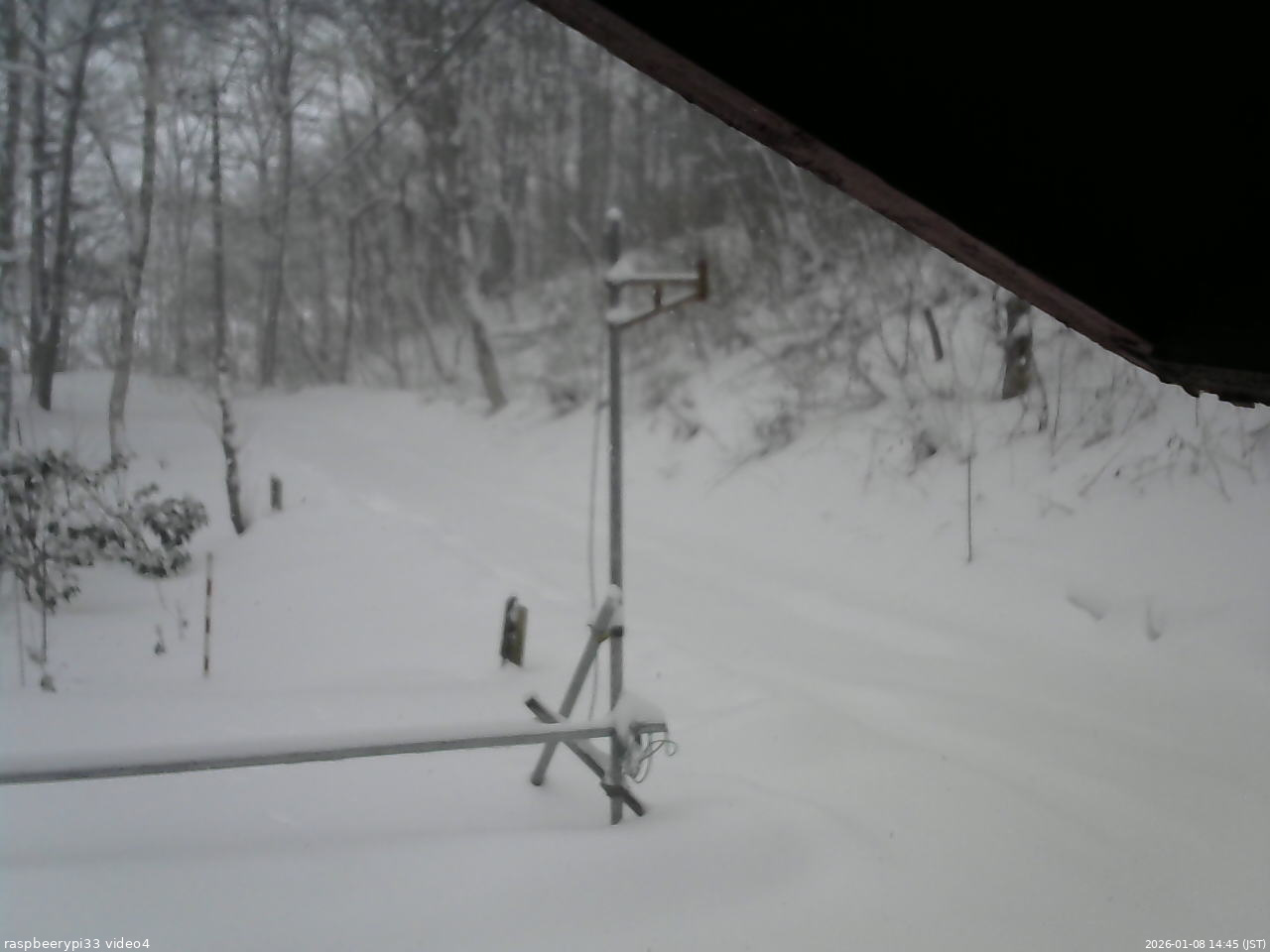 長野県菅平高原 ゆたか山荘 東側(坂下) 2026/01/08 14:45