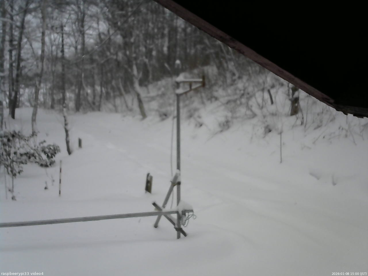 長野県菅平高原 ゆたか山荘 東側(坂下) 2026/01/08 15:00