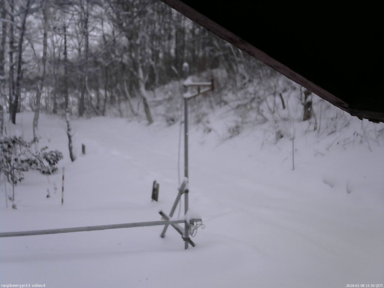 長野県菅平高原 ゆたか山荘 東側(坂下) 2026/01/08 15:30
