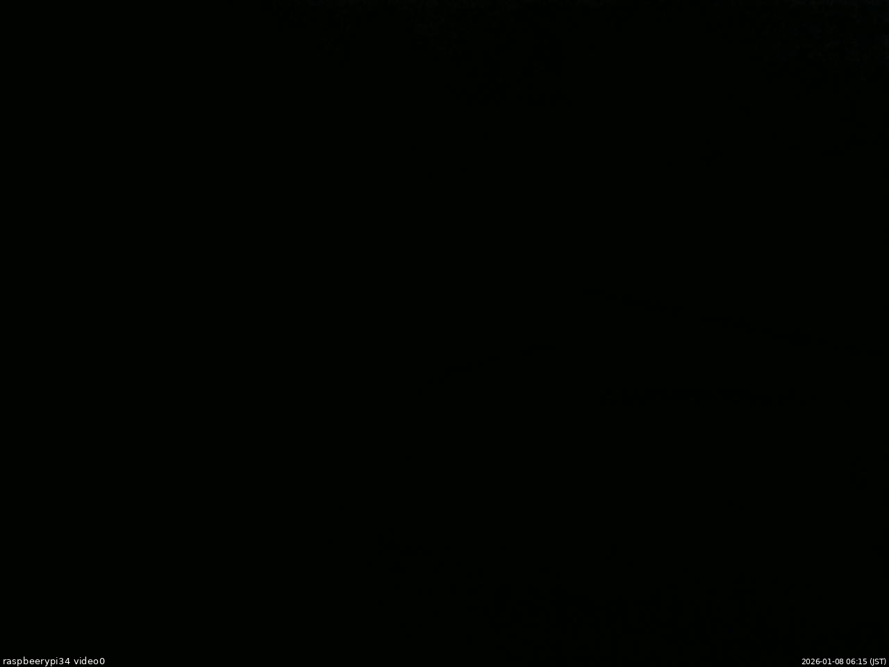 長野県菅平高原 ゆたか山荘 西側(坂上) 2026/01/08 06:15