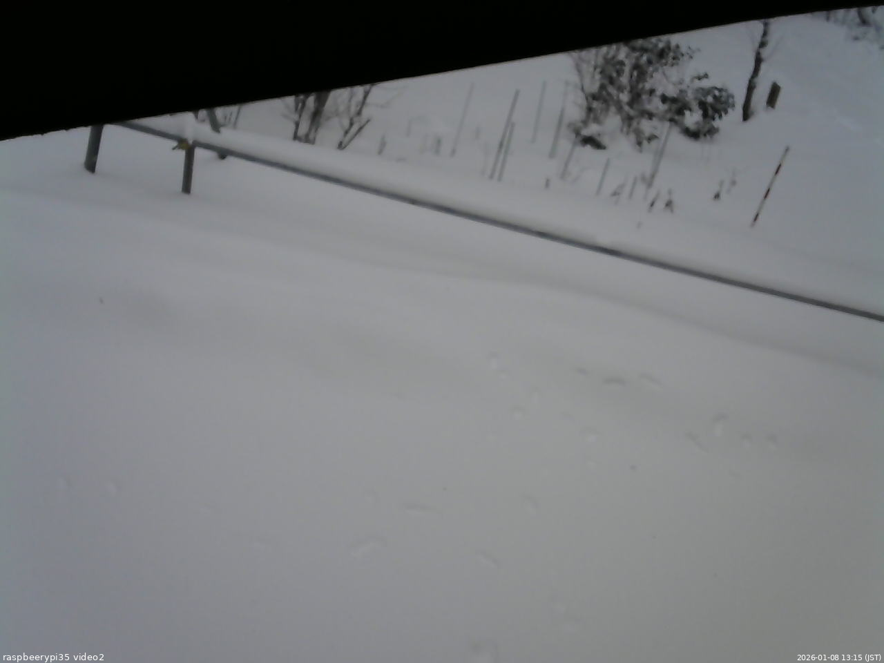 長野県菅平高原 ゆたか山荘 駐車場 2026/01/08 13:15