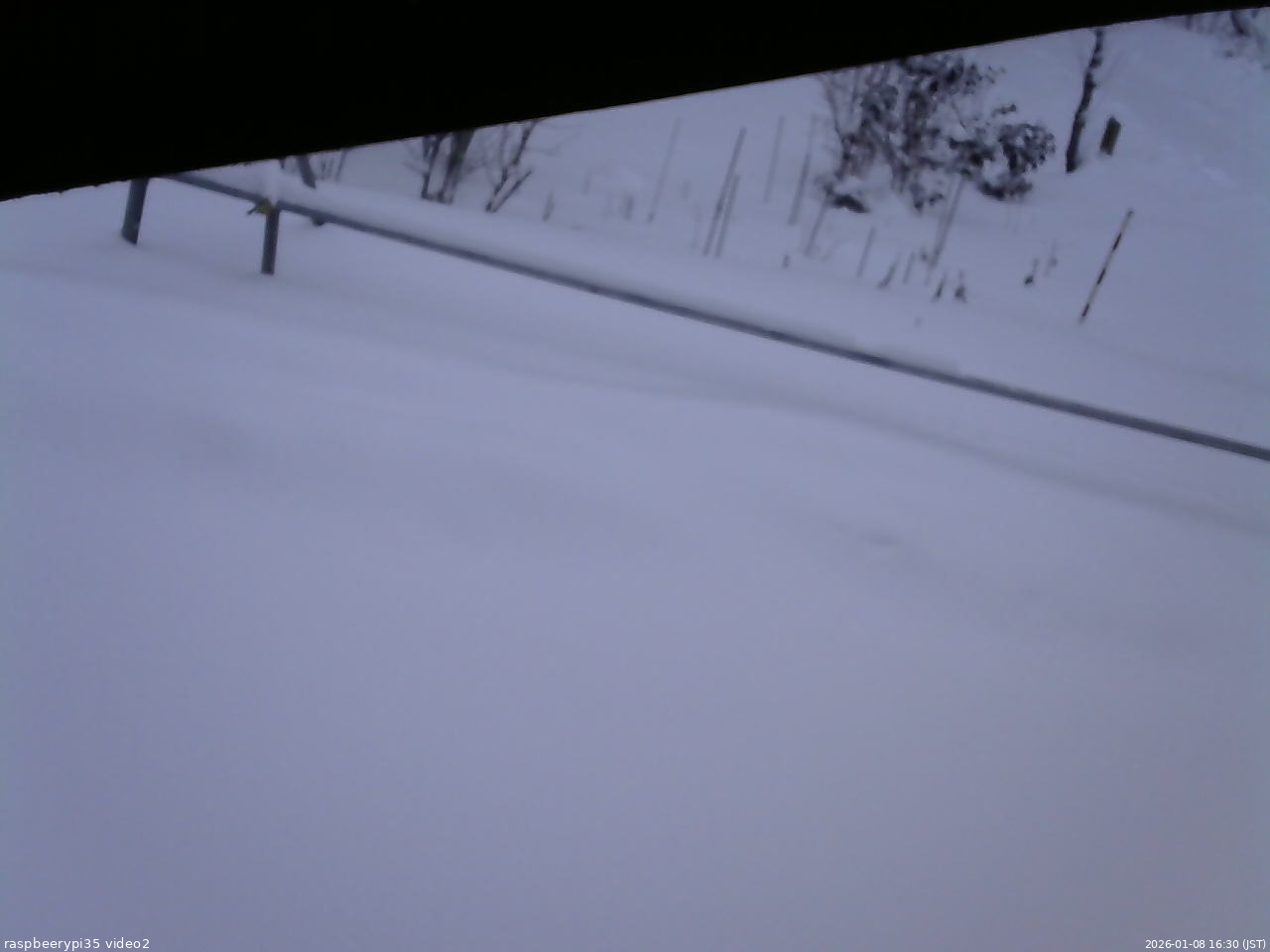 長野県菅平高原 ゆたか山荘 駐車場 2026/01/08 16:30