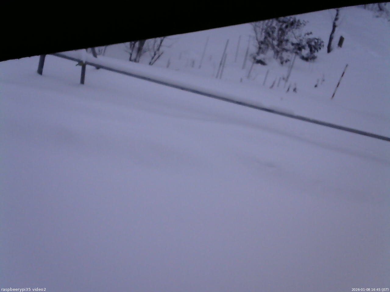長野県菅平高原 ゆたか山荘 駐車場 2026/01/08 16:45