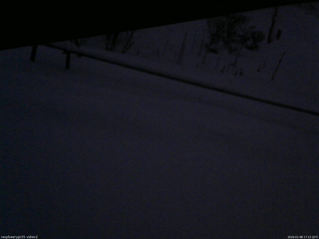長野県菅平高原 ゆたか山荘 駐車場 2026/01/08 17:15