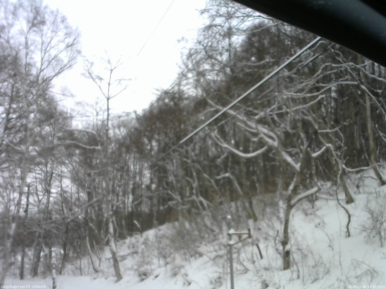 長野県菅平高原 ゆたか山荘 東側上空 2026/01/08 13:30