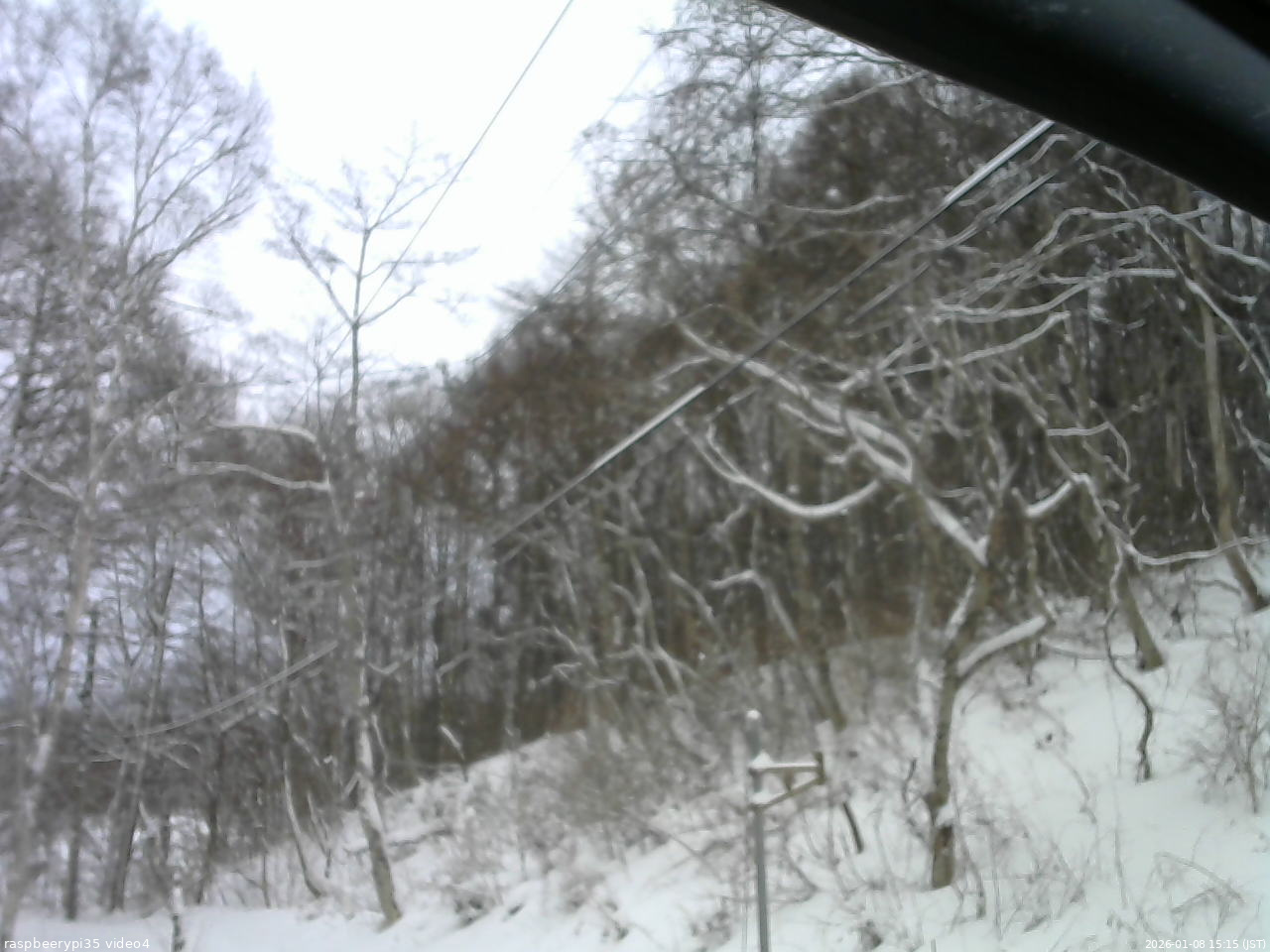 長野県菅平高原 ゆたか山荘 東側上空 2026/01/08 15:15