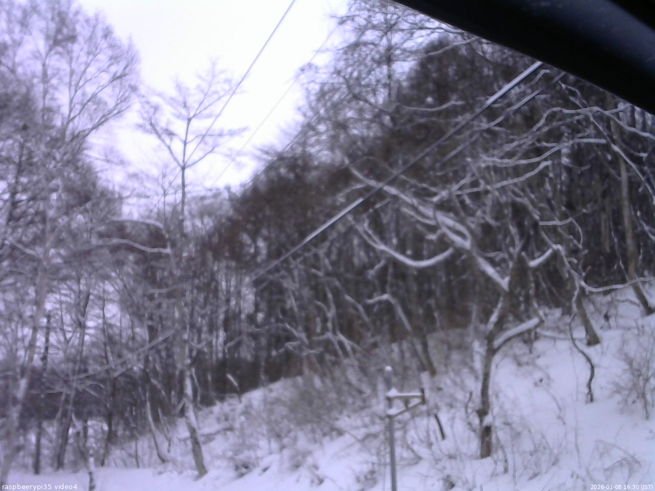 長野県菅平高原 ゆたか山荘 東側上空 2026/01/08 16:30