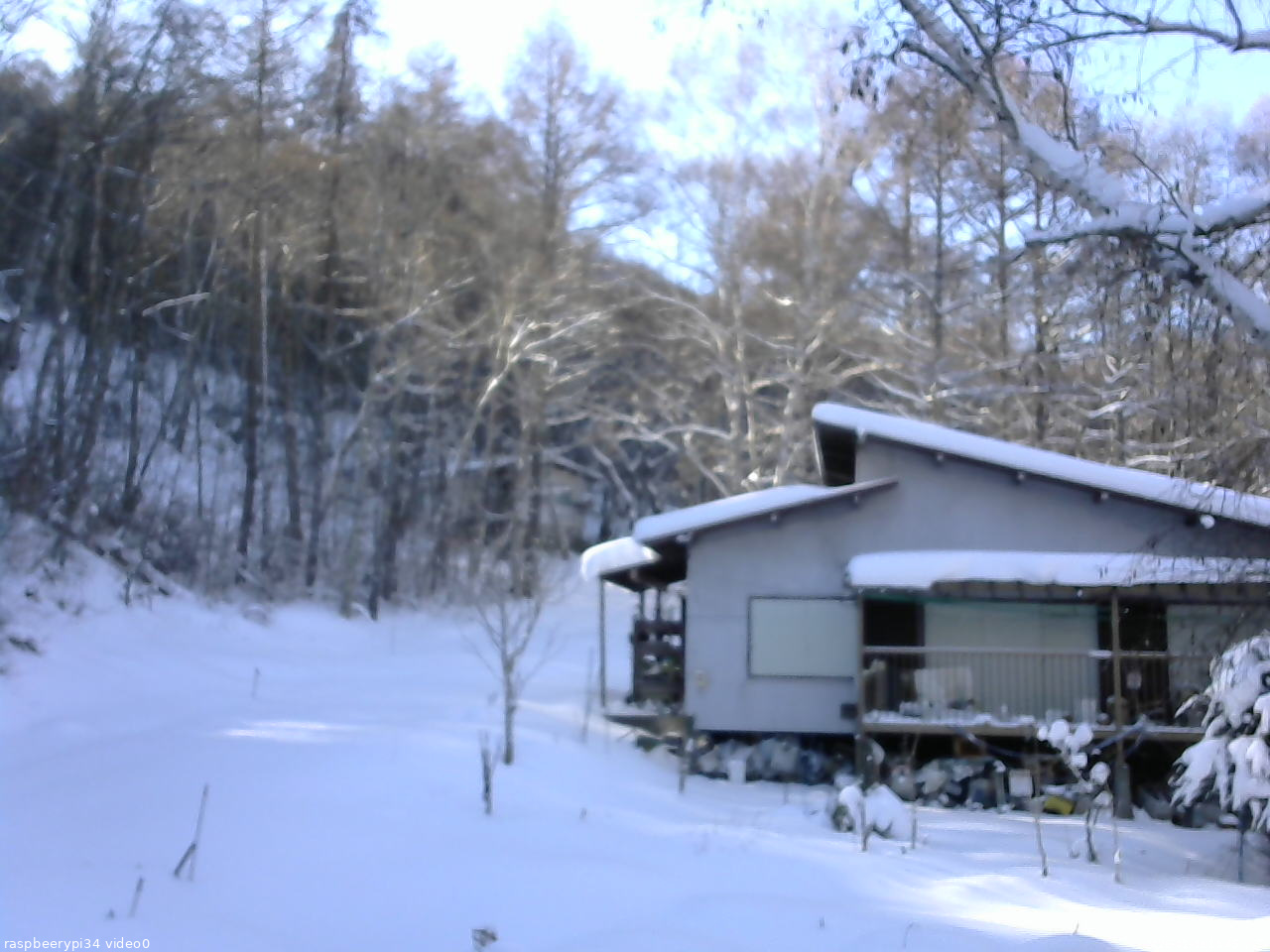 長野県菅平高原 ゆたか山荘 西側(坂上) 2026/01/09 13:45