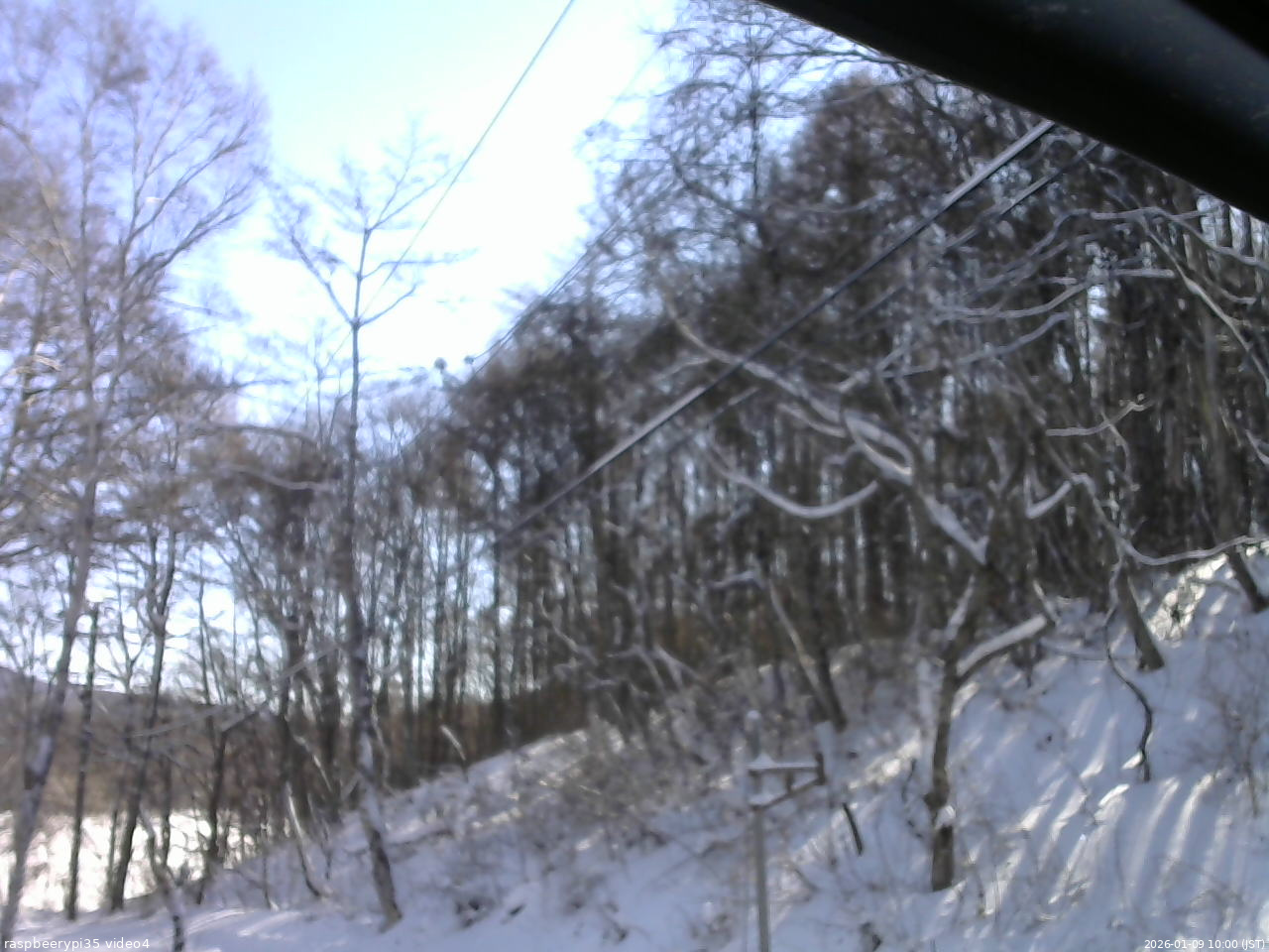 長野県菅平高原 ゆたか山荘 東側上空 2026/01/09 10:00