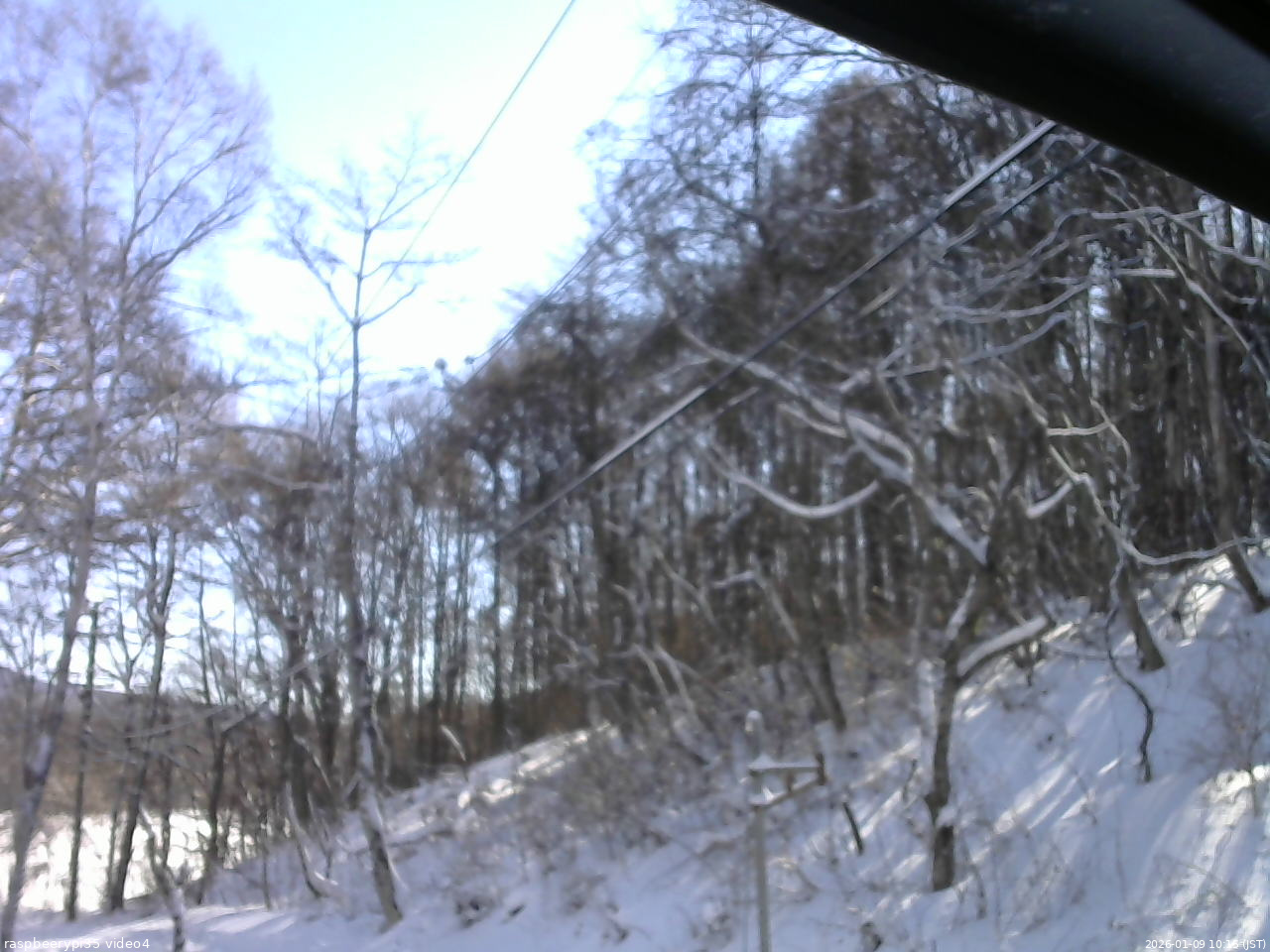 長野県菅平高原 ゆたか山荘 東側上空 2026/01/09 10:15