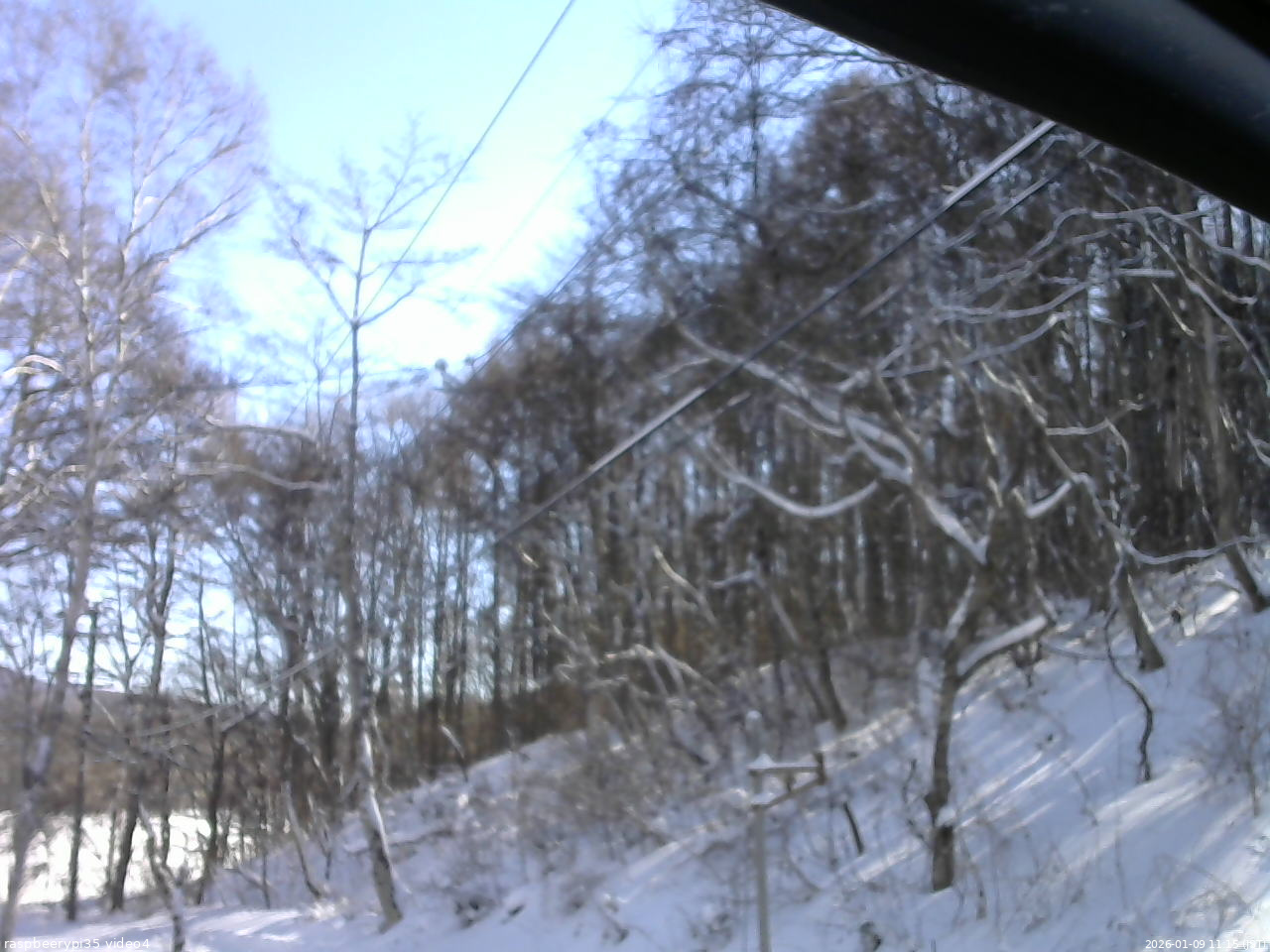 長野県菅平高原 ゆたか山荘 東側上空 2026/01/09 11:15